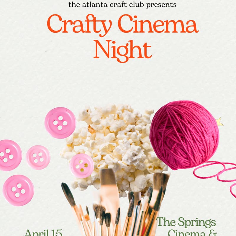 Cover Image for Crafty Cinema Night
