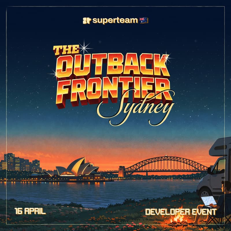 Cover Image for Sydney Builder Meetup (Colosseum Frontier Hackathon) | Superteam Australia: The Outback Frontier