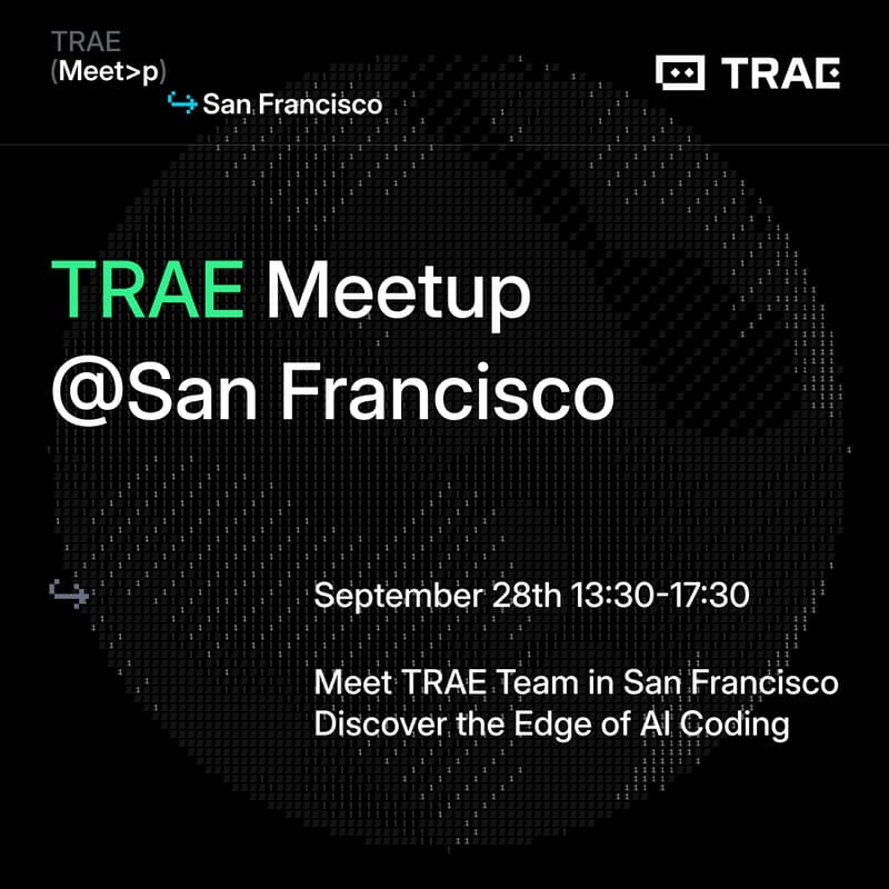 Cover Image for Trae Meetup@San Francisco