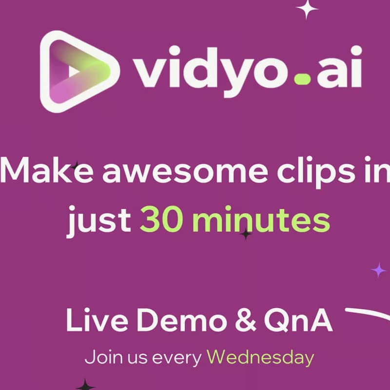 Cover Image for vidyo.ai’s product walkthrough