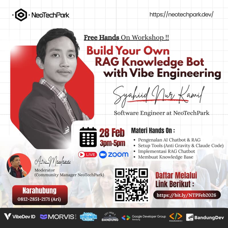 Cover Image for Practical Session: Building RAG-Based AI Chatbot from Scratch