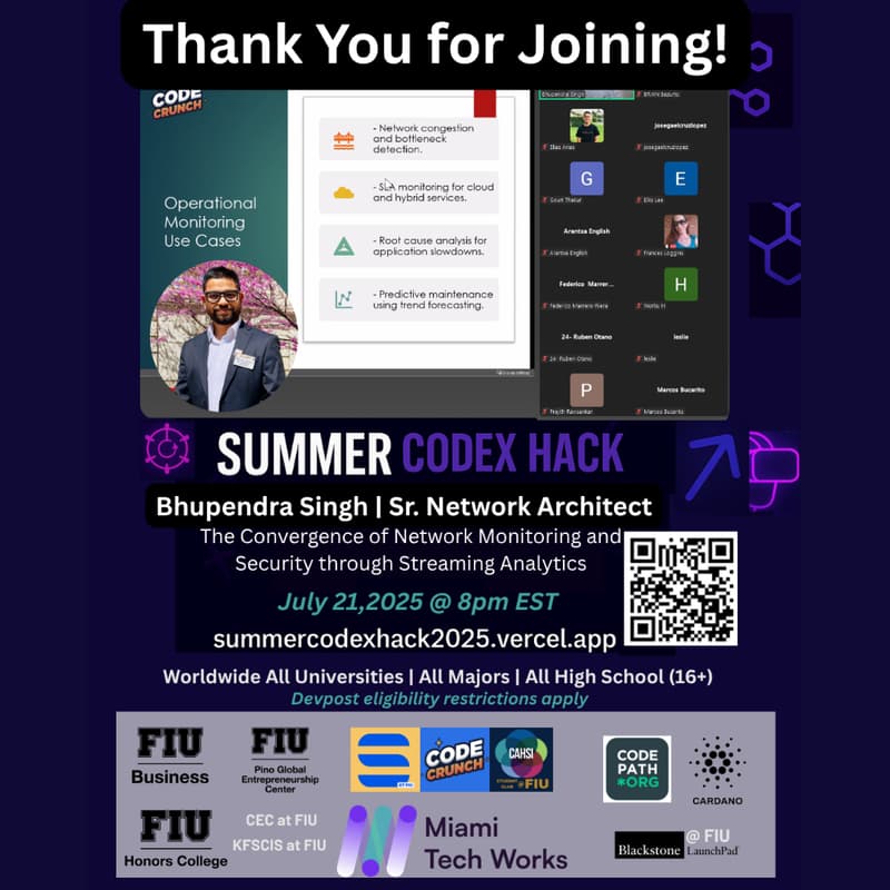 Cover Image for SummerCodeX 2025 Workshop | Zoom -> hackuniversityzoom.vercel.app