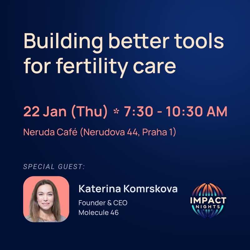 Cover Image for Impact Breakfast with Katerina Komrskova — Building better tools for fertility care