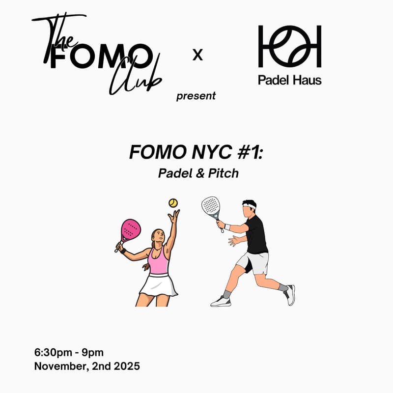 Cover Image for Young entrepeneurs x Padel - The FOMO Club