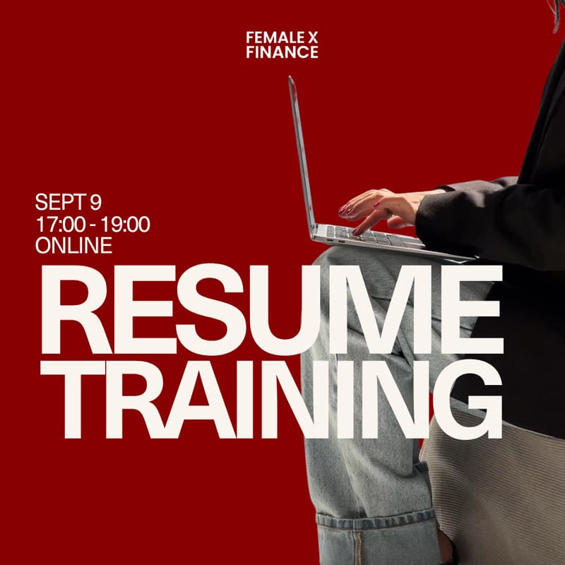 Cover Image for Finance Resume Training