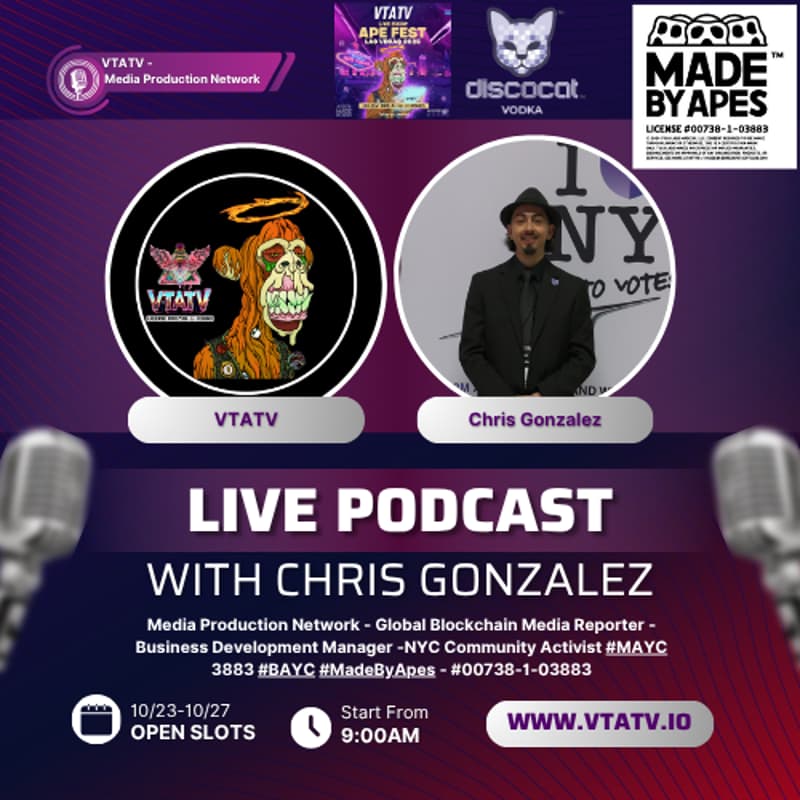Cover Image for BOOK INTERVIEW/PODCAST W/VTATV @ LAS VEGAS #APEFEST2025