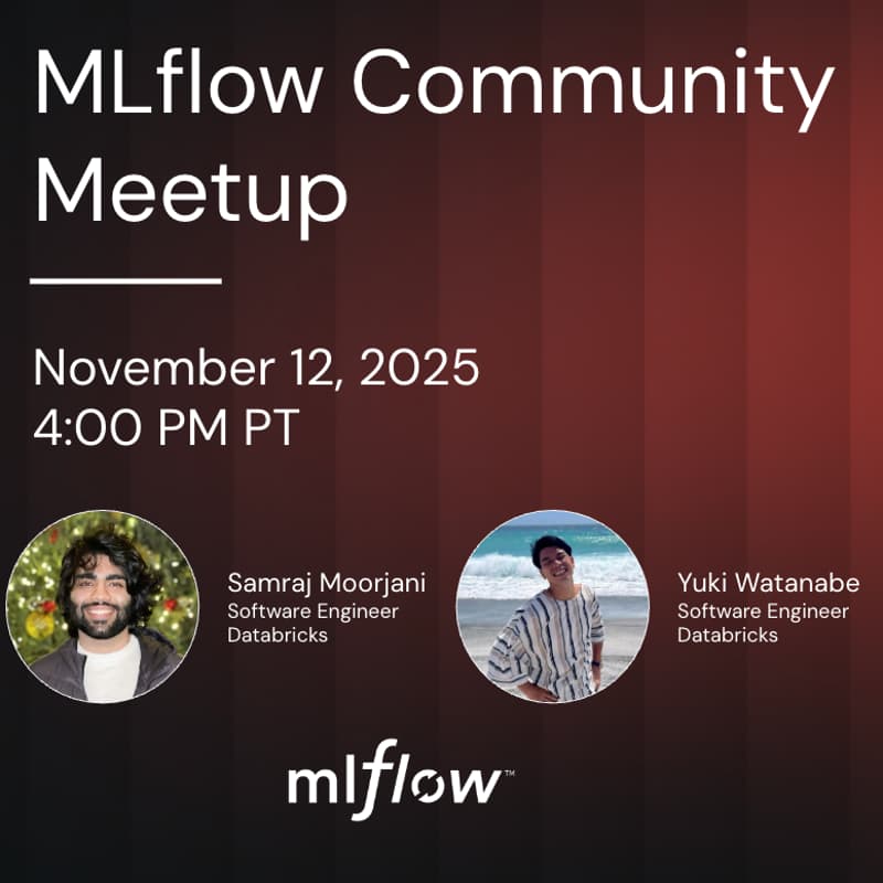 Cover Image for MLflow Community Meetup | November 2025