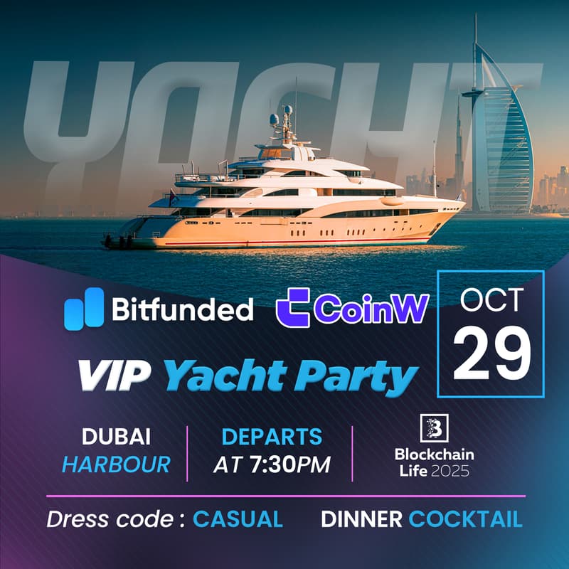 Cover Image for Bitfunded x CoinW VIP Yacht Party! ⛵
