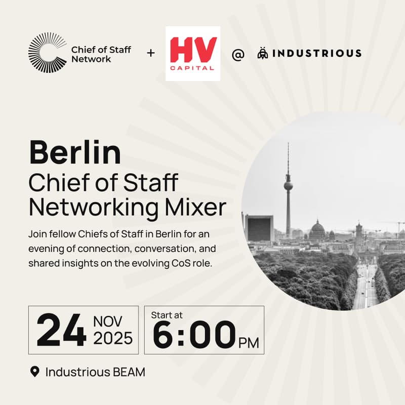 Cover Image for Berlin Chief of Staff Networking Mixer