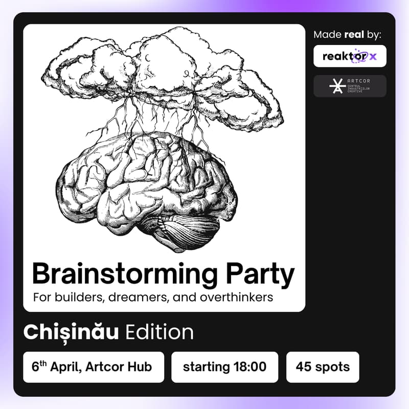 Cover Image for Brainstorming Party - Chisinau