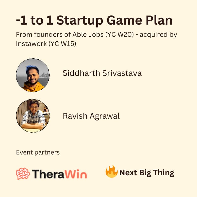 Cover Image for -1 to 1 Startup Game Plan