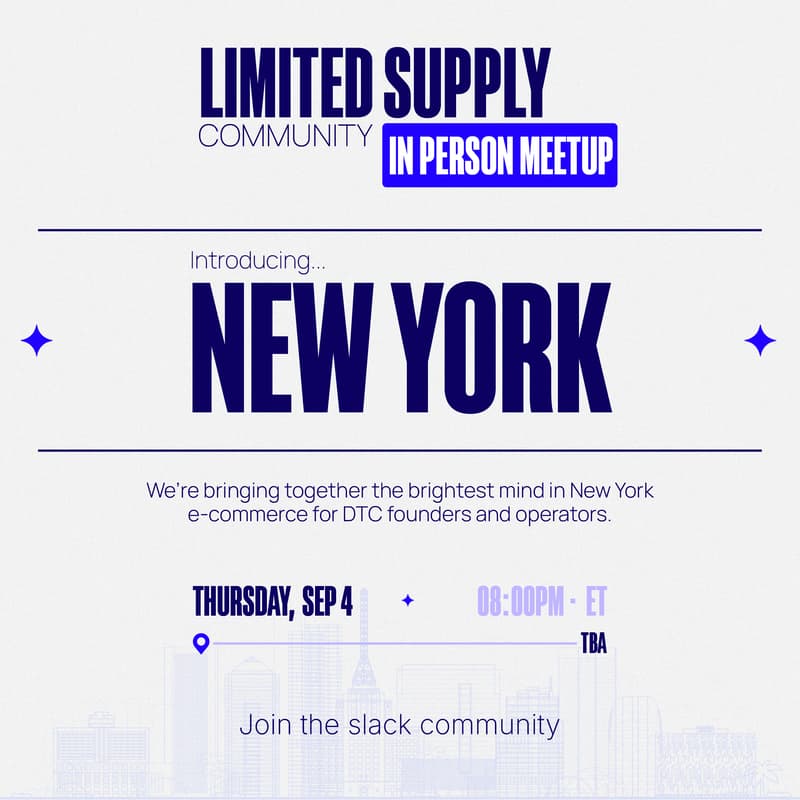 Cover Image for Limited Supply | New York Meetup
