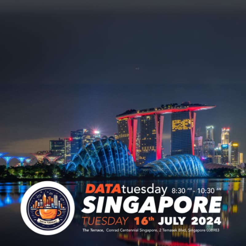 Cover Image for Data Tuesday Singapore # 11 - Data Leaders Morning Coffee - Singapore DAMA Chapter event