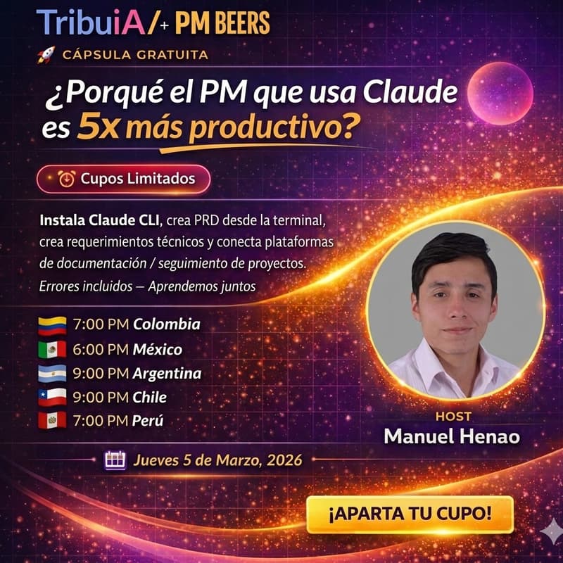 Cover Image for PM Beers + TribuIA: Claude CLI Live Demo 🍻🤖 (Online)