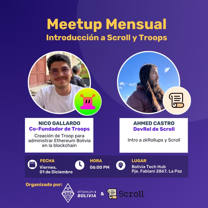 Cover Image for Junte mensual - Ethereum Bolivia