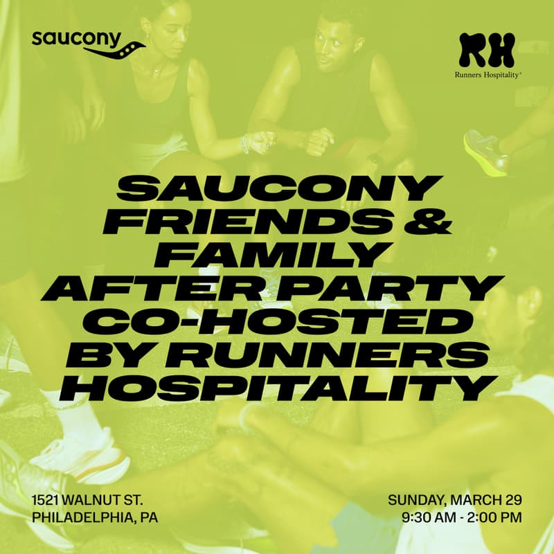 Cover Image for Saucony Friends & Family After Party Co-Hosted by Runners Hospitality