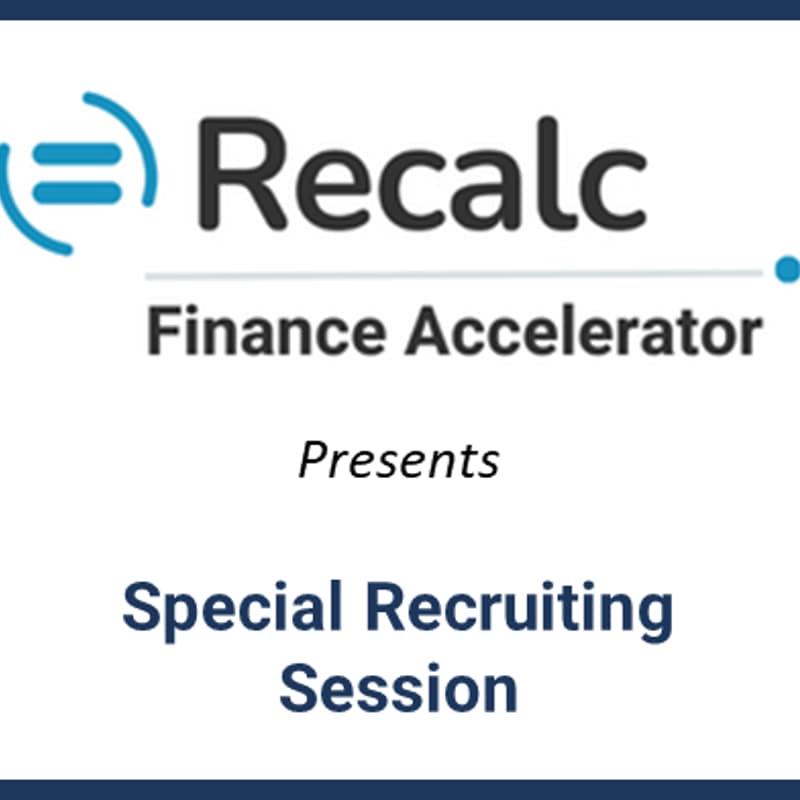 Cover Image for Recalc Case Study Prep - Hosted by Jae Yoon