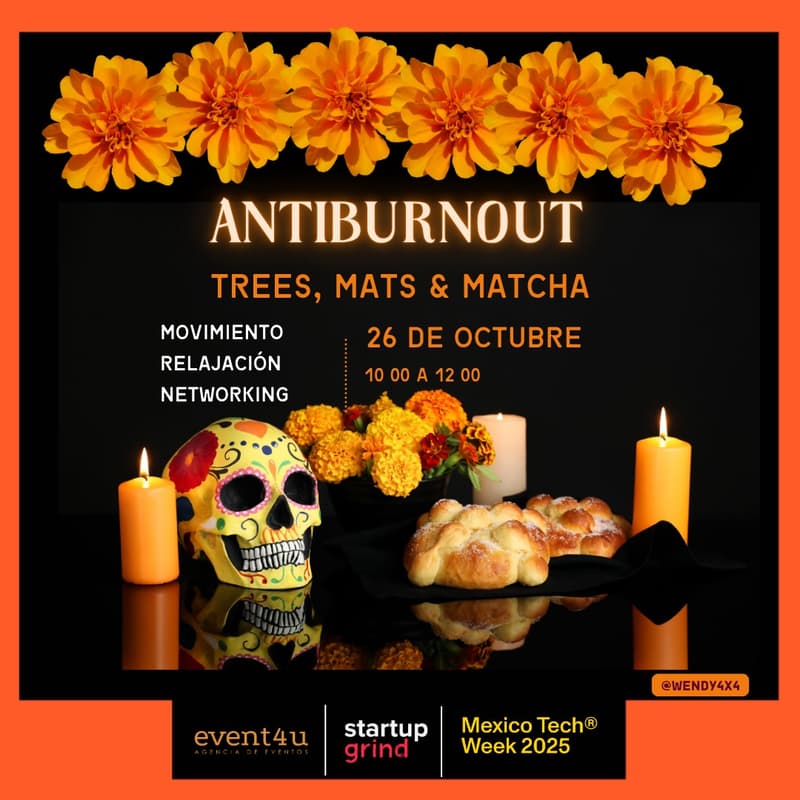 Cover Image for Anti Burnout - Trees, Mats & Matcha by Startup Grind