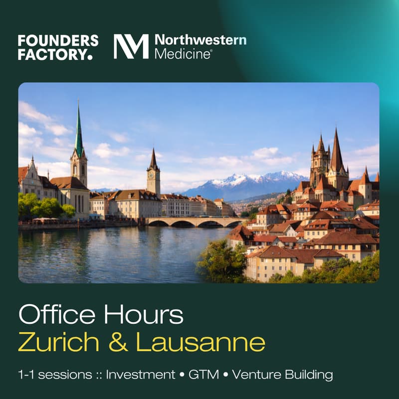Cover Image for AI Healthcare Startup Office Hours: Zurich & Lausanne