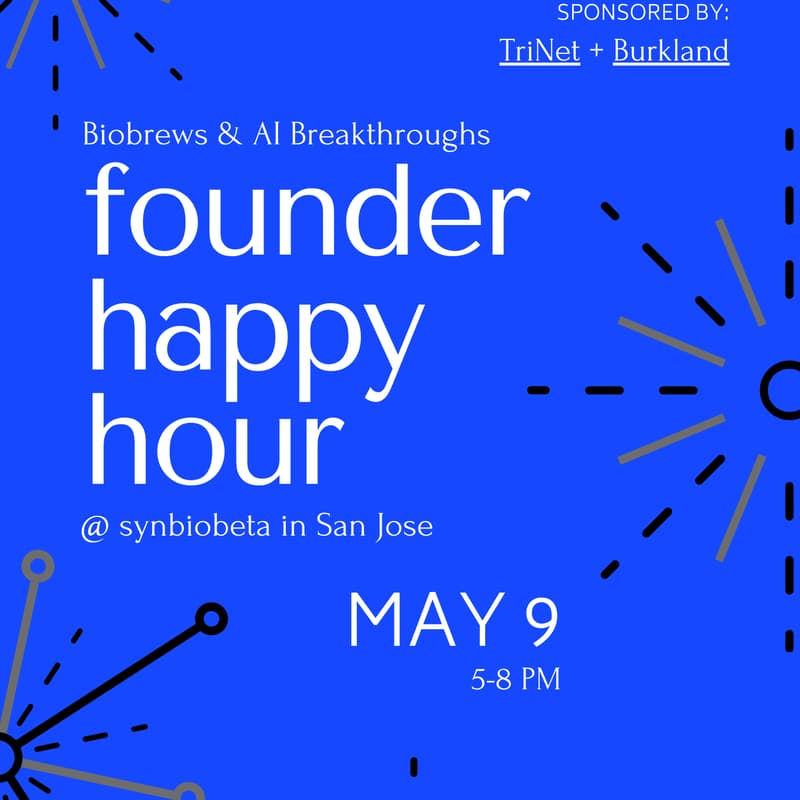 Cover Image for BioBrews & AI Breakthroughs: Founder Happy Hour @ SynbioBeta