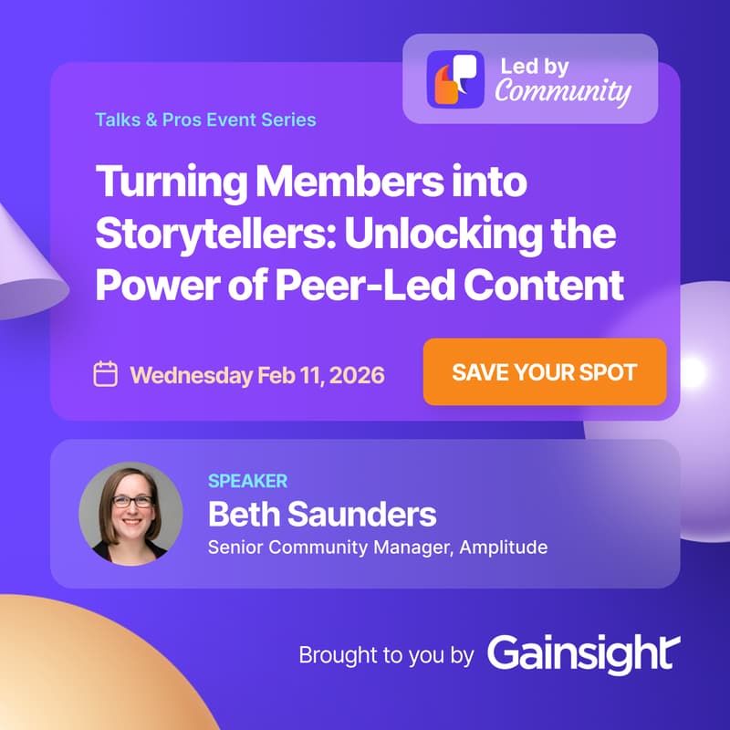 Cover Image for Turning Members into Storytellers: Unlocking the Power of Peer-Led Content
