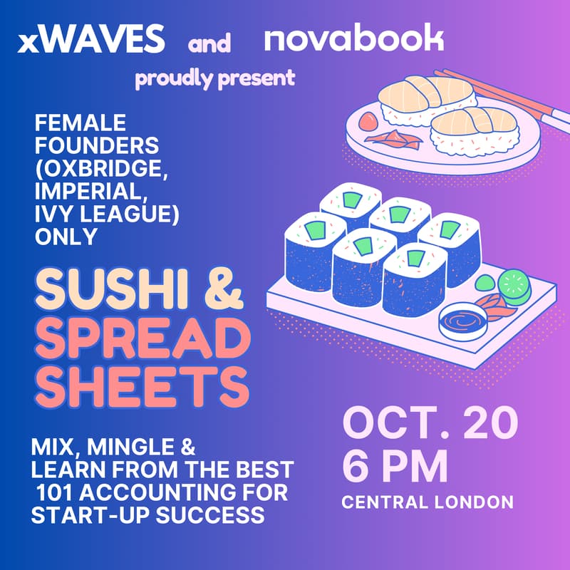 Cover Image for Sushi & Spreadsheets with xWaves and Novabook