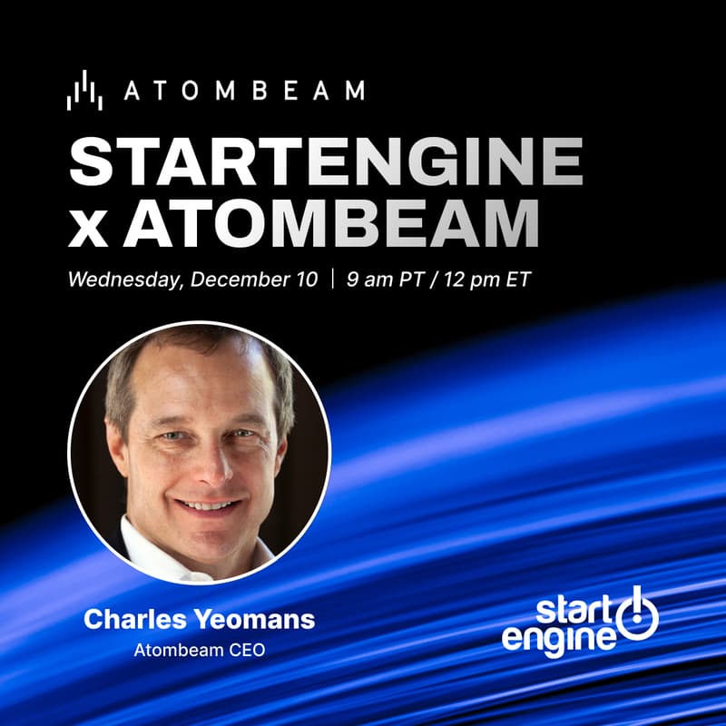 Cover Image for Atombeam Webinar with Charles Yeomans, Chairman & CEO
