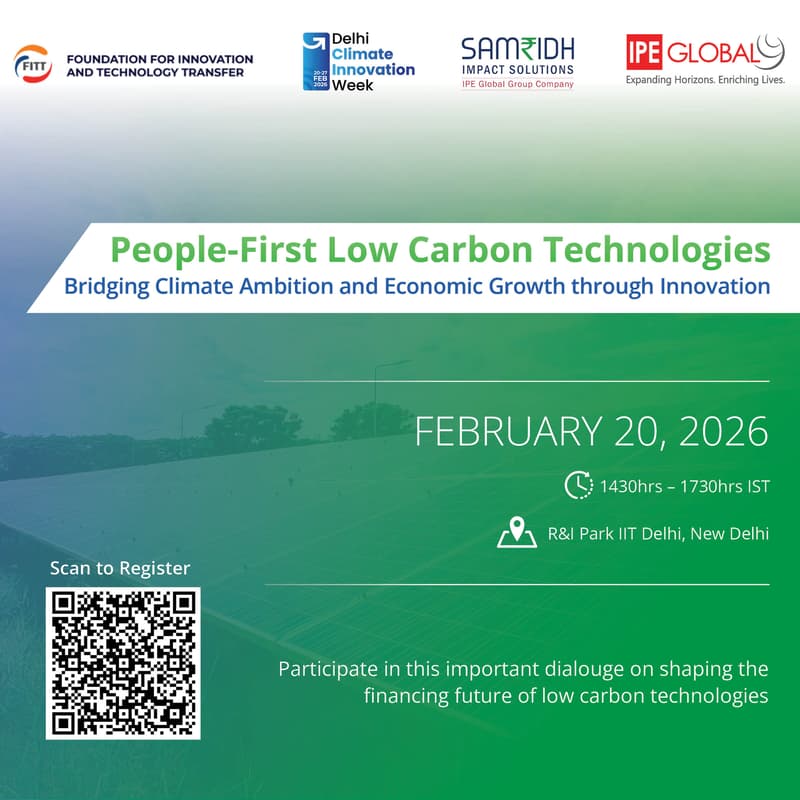 Cover Image for People-First Low Carbon Technologies: Bridging Climate Ambition and Economic Growth through Innovation