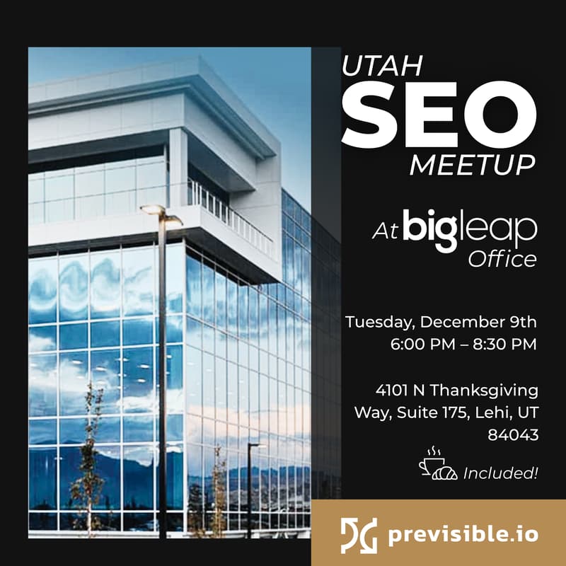 Cover Image for Utah SEO Meetup - AI and the Future of Search