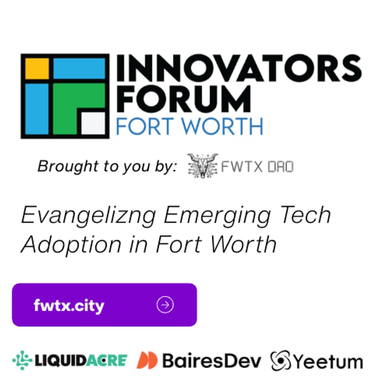 Cover Image for Fort Worth Innovators Forum: Stablecoins, Asset Tokenization, and Bitcoin