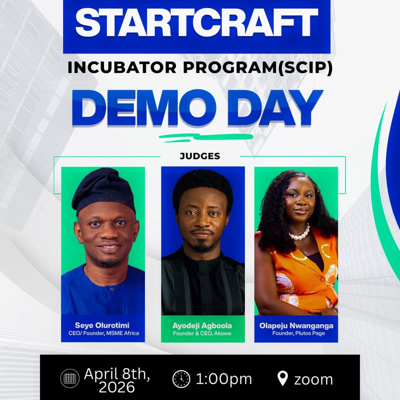 Cover Image for MSME Africa X Conecta Africa StartCraft Incubation Program Demo Day.