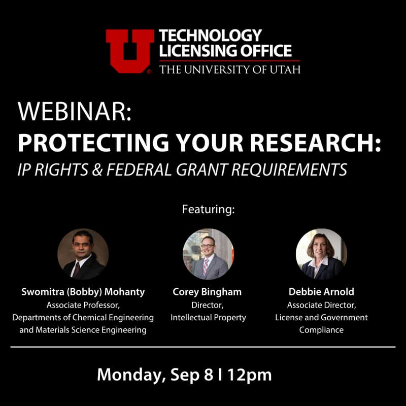 Cover Image for Protecting Your Research: IP Rights & Federal Grant Requirements