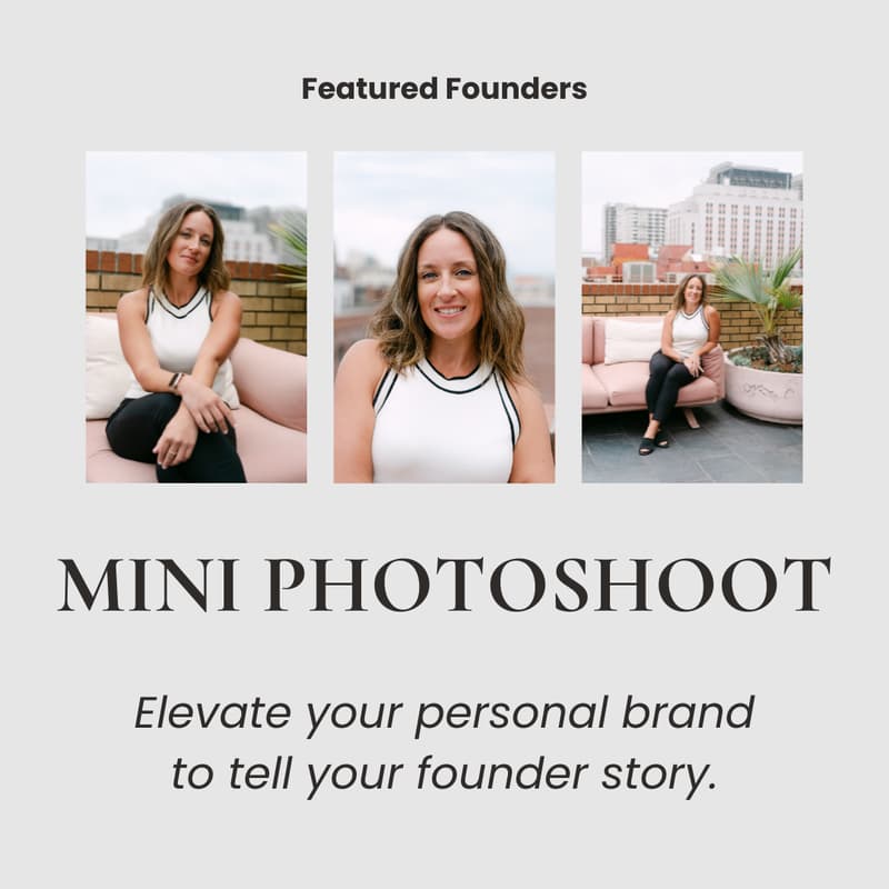 Cover Image for Female Founders: Personal Brand Photoshoot (Mini Session)