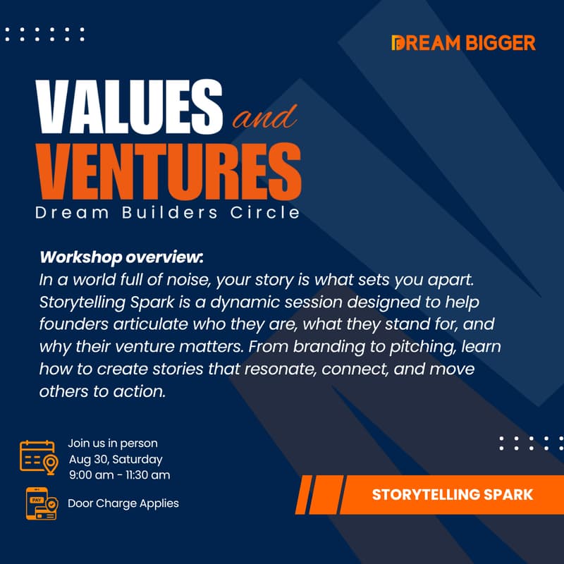 Cover Image for Manila - Values & Ventures Workshop: Storytelling Spark