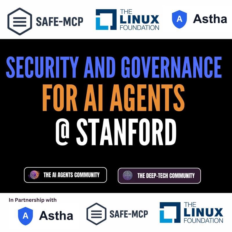 Cover Image for Security and Governance for AI Agents @ Stanford