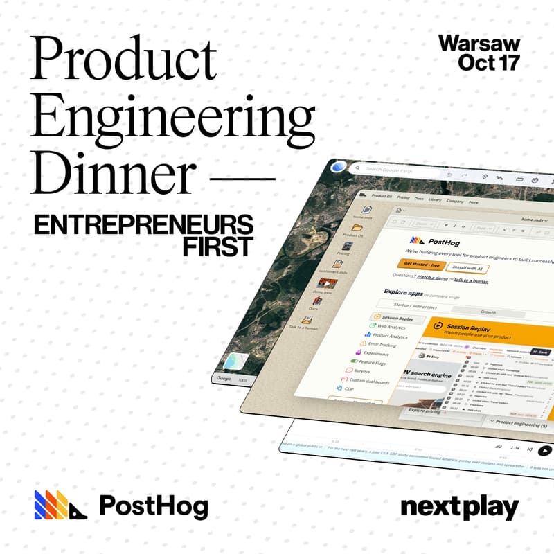 Cover Image for Product Engineering Dinner — EF x PostHog