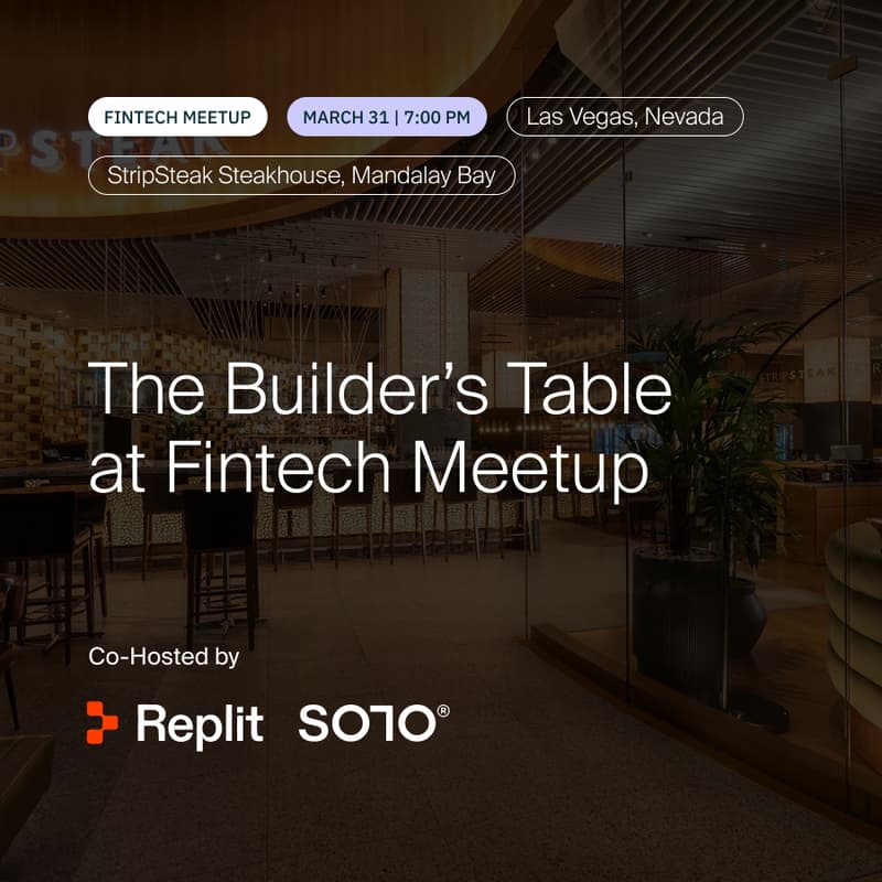 Cover Image for The Builders Dinner Table @ Fintech Meetup