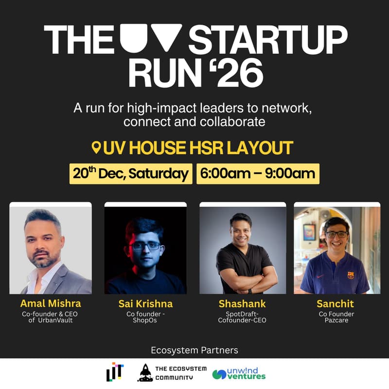 Cover Image for THE UV STARTUP RUN‘26: Kickoff