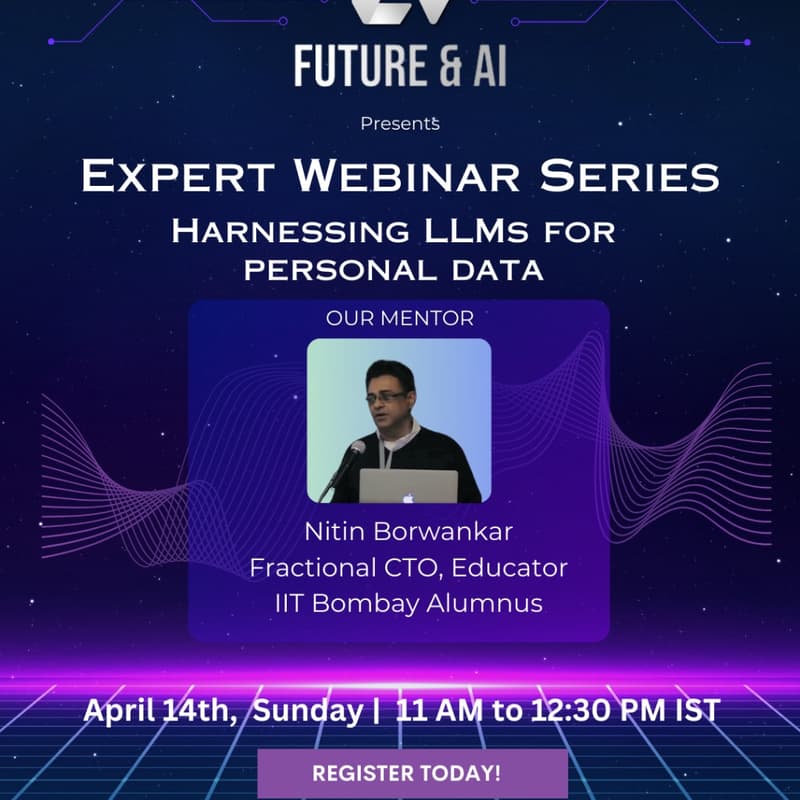 Cover Image for Future & AI - Expert Webinar Series By Nitin Borwankar
