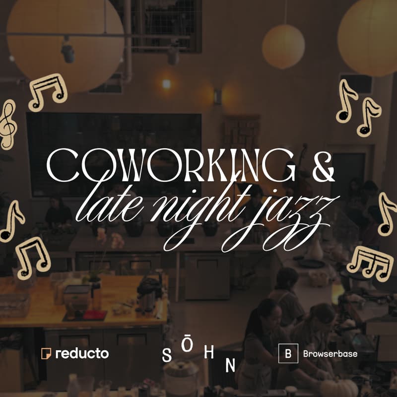 Cover Image for late night jazz & coworking cafe