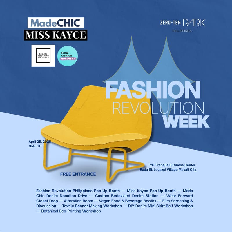 Cover Image for Fashion Revolution Week at Zero-Ten Park Makati ｡𖦹°‧⭑.ᐟ