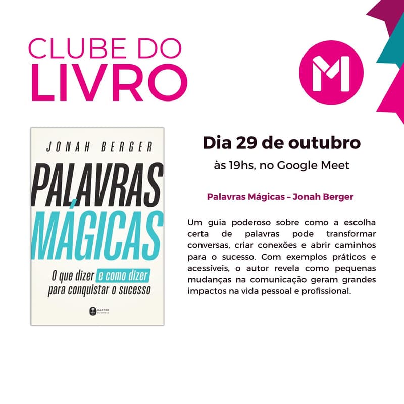 Cover Image for Clube do Livro: Palavras Mágicas 🎩