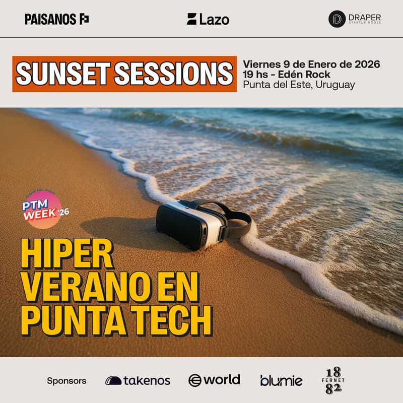 Cover Image for Sunset Sessions en Punta Tech by Lazo, Paisanos & DSH