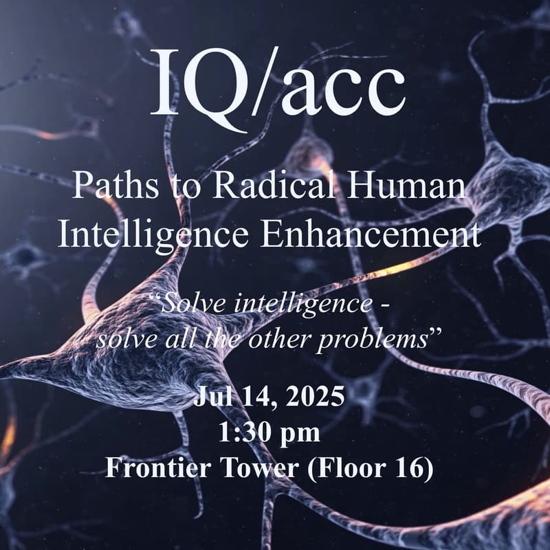 Cover Image for IQ/acc: Paths to Human Intelligence Enhancement