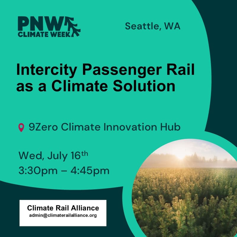 Cover Image for Intercity Passenger Rail as a Climate Solution