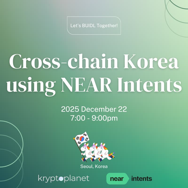 Cover Image for Cross-chain Korea with NEAR Intents