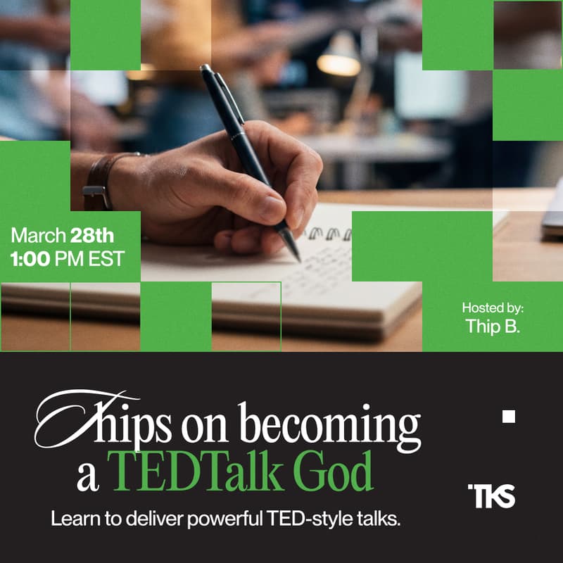 Cover Image for Thips on becoming a TEDTalk God
