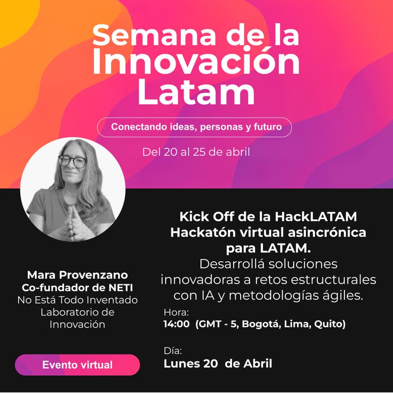 Cover Image for HackLATAM: Inicio de la hackathón de la semana de la innovación