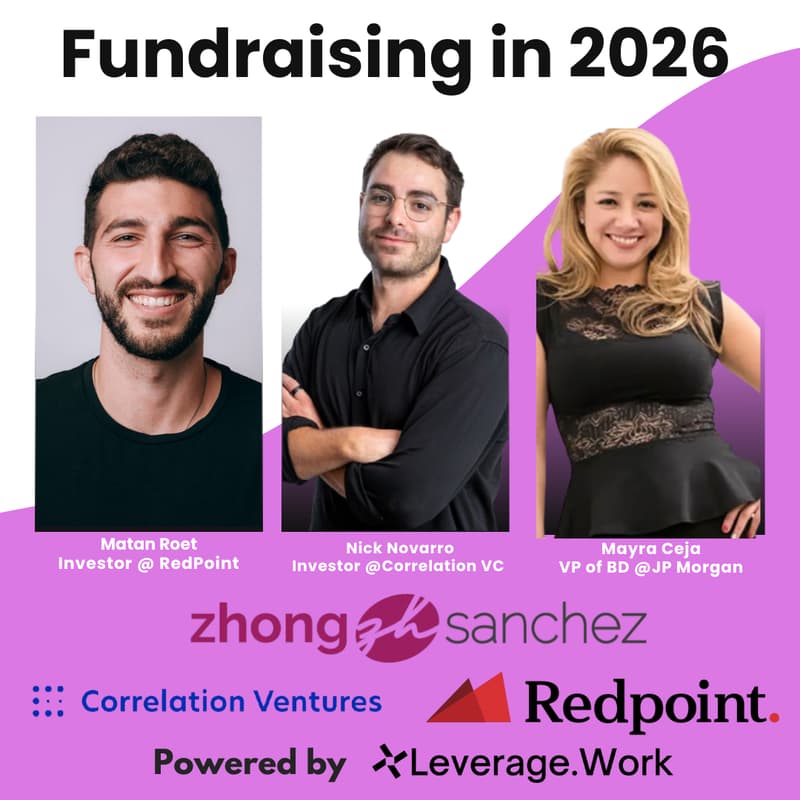 Cover Image for Founders Investors Panel @Tesla (RedPoint Ventures + Coorelation VC)