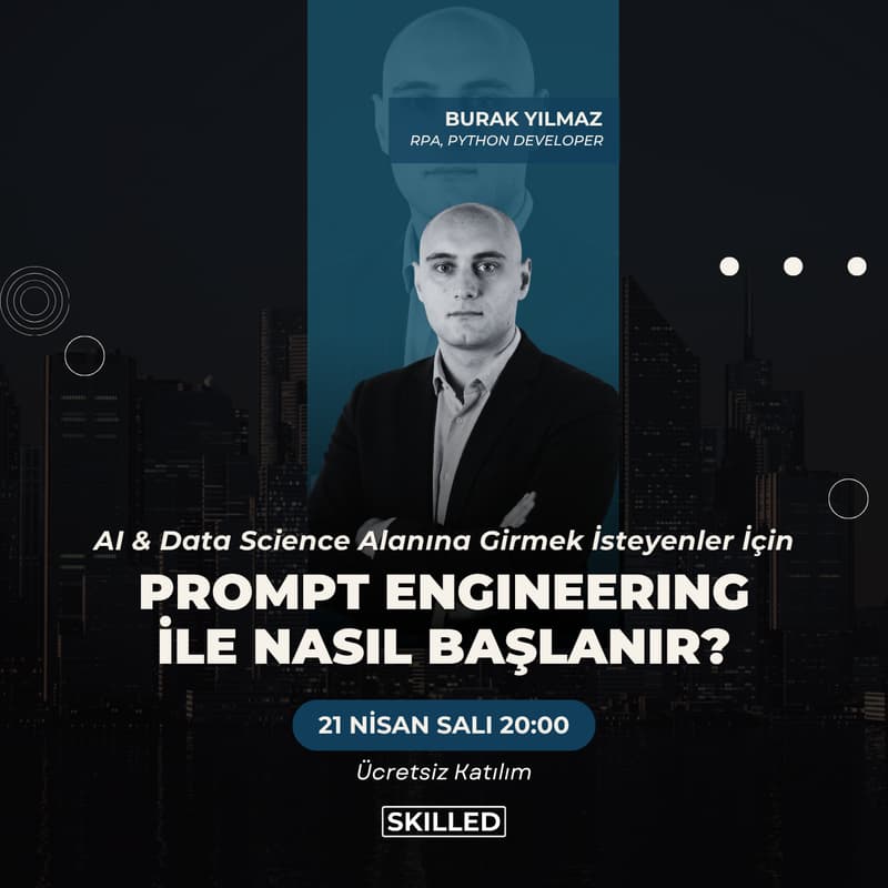 Ücretsiz Webinar : Prompt Engineering · Zoom · Luma